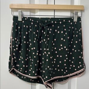 Soma Cool Nights Polka Dot Drawstring Sleep Shorts XS